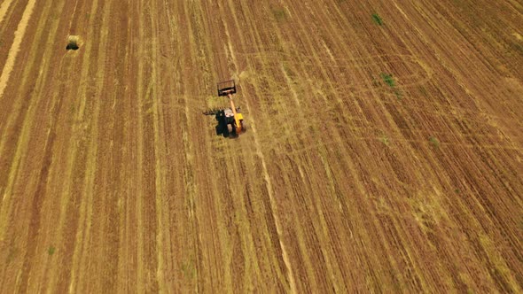 Harvest Of Agricultural Crops.