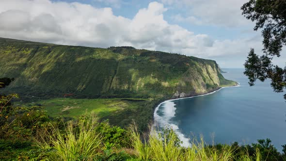 Shoreline of Hawaii Time Lapse