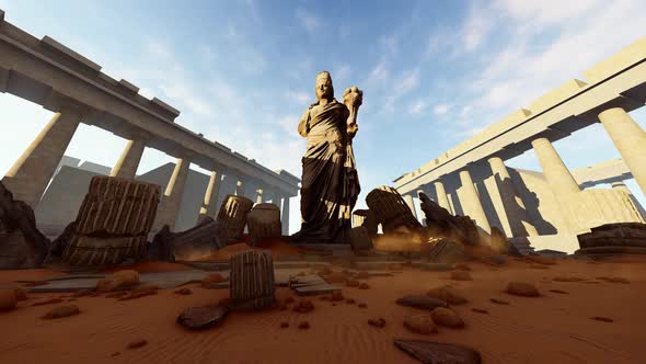 Sculpture In An Old Church alt