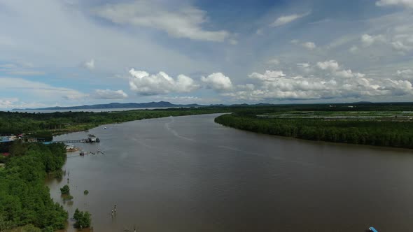 The Beaches at the most southern part of Borneo Island