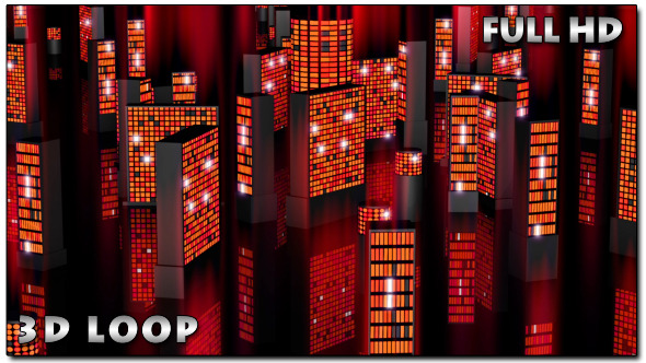 Night Mirage City (Loop 3D)