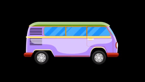 Van Purple 4k