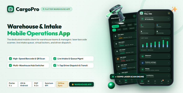 Warehouse App for Cargopro | Courier and Delivery Management System