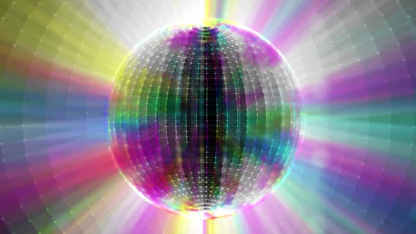 Abstract Spherical Colorful Digital Technology Background 2