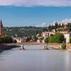 Day to Night Time Lapse of Verona with Adige River, Verona, Veneto, Italy - VideoHive Item for Sale
