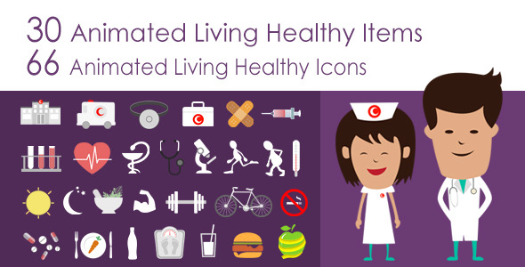 Living Healthy Infographics