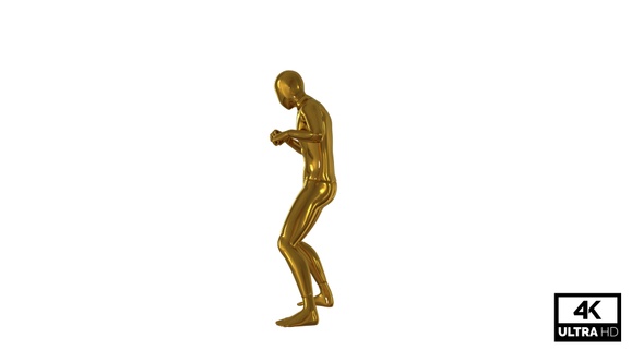 Silly Dancing Character Animation Golden V3