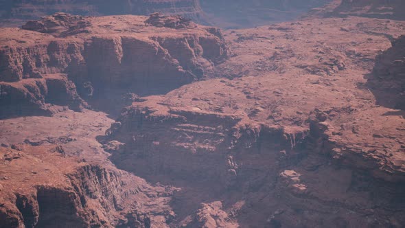 Aerial Panoramic View of Grand Canyon