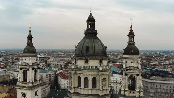 Budapest Cityscape and Dome of St