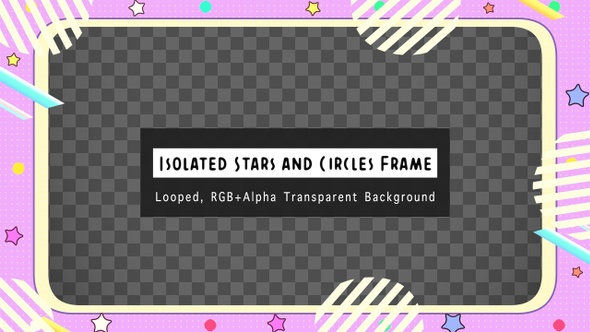 Isolated Stars And Circles Frame