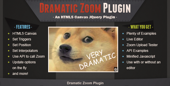 Dramatic Zoom Plugin