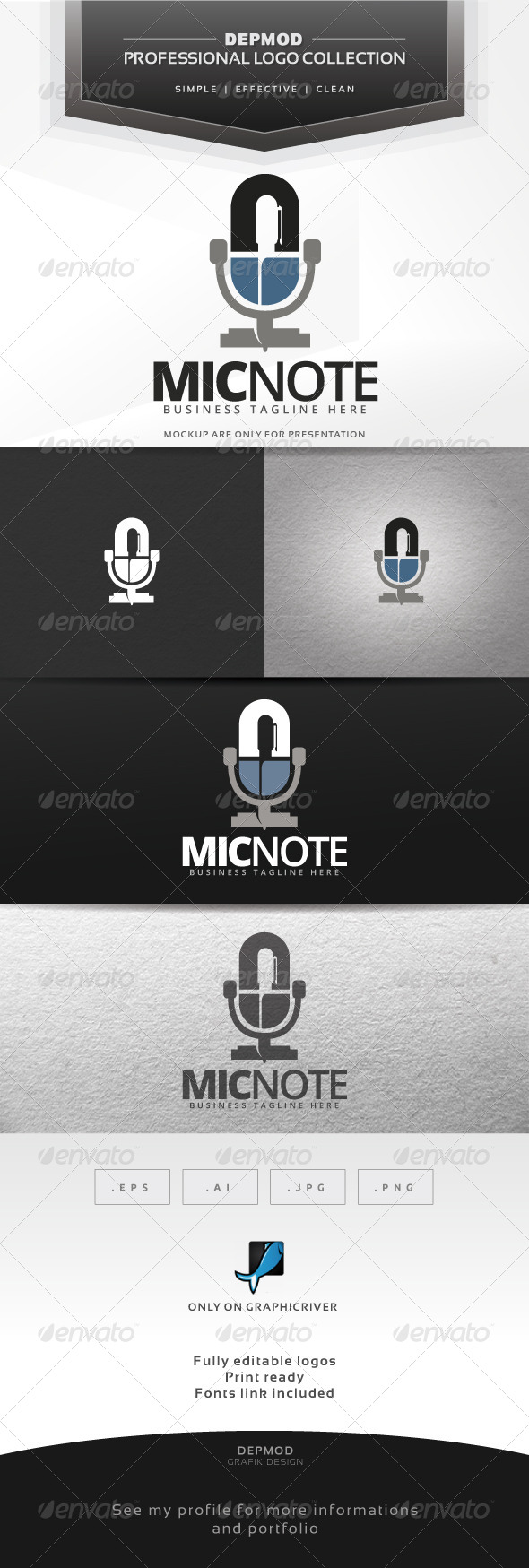 Mic Note Logo