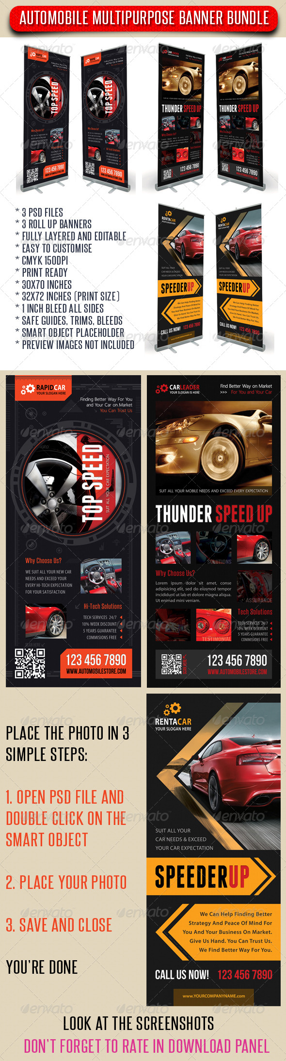 Car Banner Graphics Designs Templates From Graphicriver