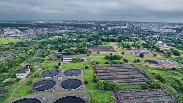 Outdoor Wastewater Cleaning Complex