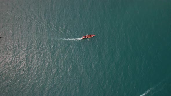 Aerial view of Zanzibar Island in Tanzania.