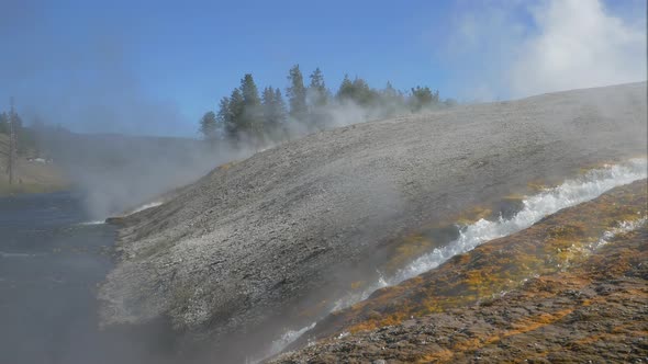 Hot water at Yellowstone National Park