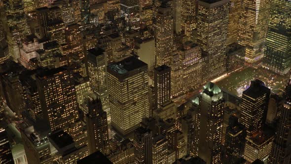 Cityscape View of Skyline and City Buildings