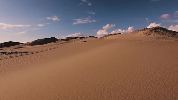 Landscapes Of The White Desert In Bahariya