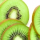 Slice of kiwi fruit isolated on white background - VideoHive Item for Sale