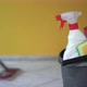 House Spring Cleaning Items or Supplies in a Bucket. - VideoHive Item for Sale