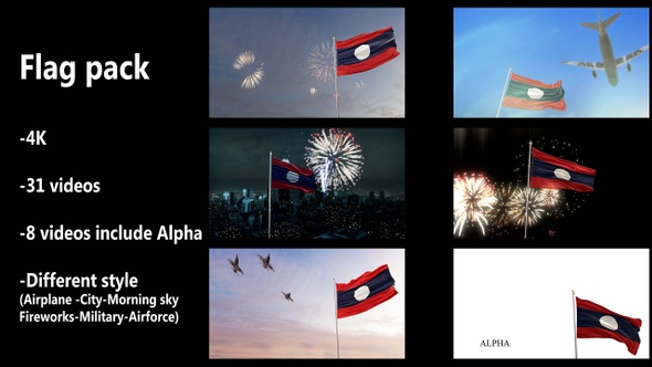 Lao Flag Pack alt