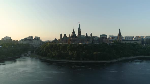 Aerial view of Ottawa