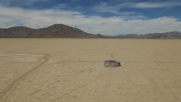 Car on the Desert