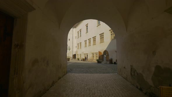 An arched passageway 