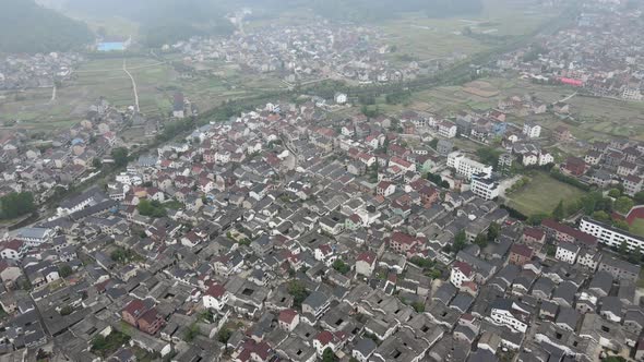 Aerial Hangzhou, China