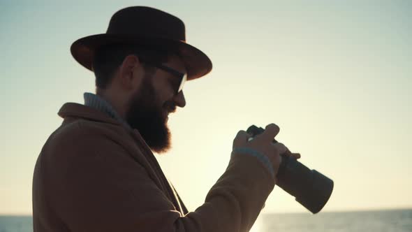 Photographer Enjoying the Landscape