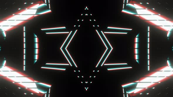 Abstract Geometric Vj Loop Animation