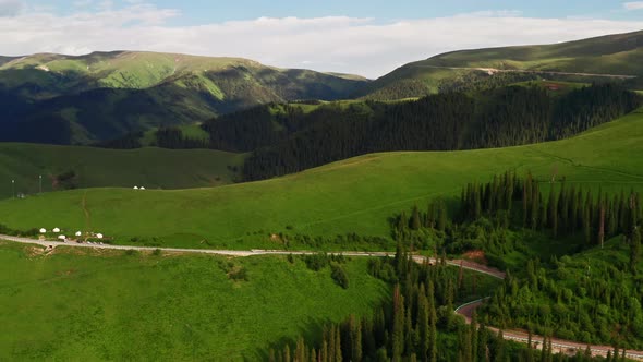 Duku Road mountains landscape