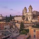 Rome, Italy over the Spanish Steps - VideoHive Item for Sale
