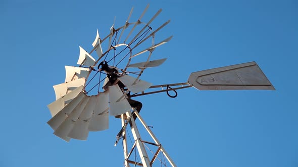 Spinning Windmill Water Pump