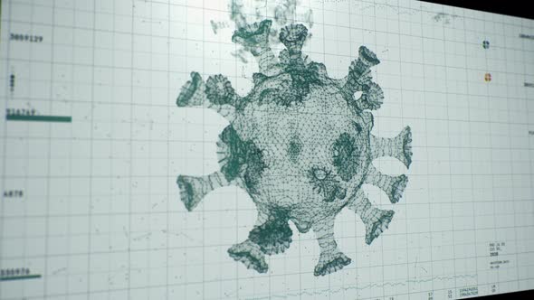 Epidemic Scientific Laboratory Software Interface Researching Coronavirus Cell alt