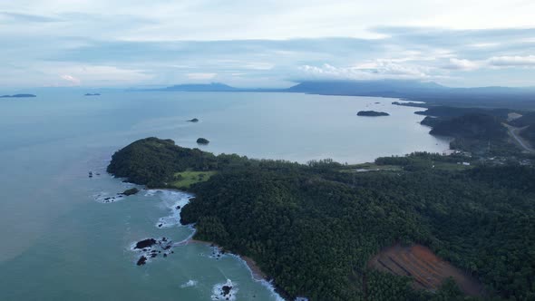 The Beaches at the most southern part of Borneo Island