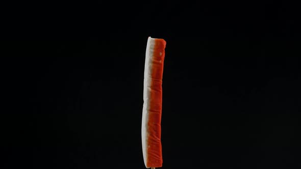 crab stick close up