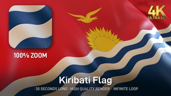 Kiribati Flag - 4K