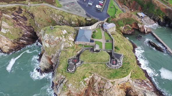 Aerial View of Fort Dunree, Inishowen Peninsula - County Donegal, Ireland