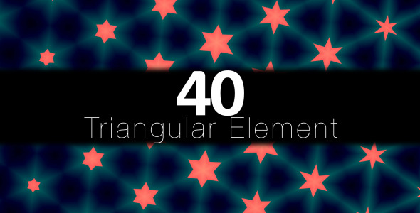 Triangular Elemant ( 40 Pack)