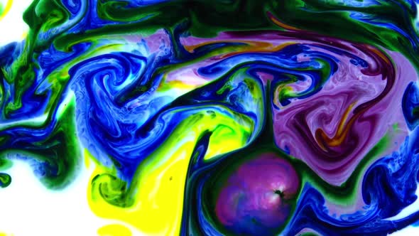 Abstract Colorful Ink Movements Spreads On Water Texture 86 alt