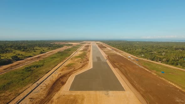 Construction Airport Terminal. Philippines Panglao