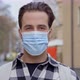 Man wearing face mask. - VideoHive Item for Sale