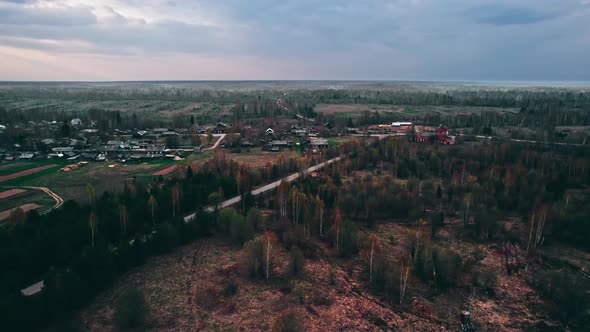 A Village in the Middle of the Forest