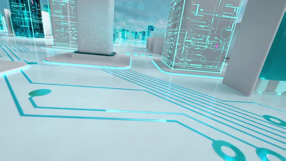 COVID-19 with Medical Digital Technology Concept alt