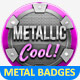 Metal Badges Template Pack - GraphicRiver Item for Sale