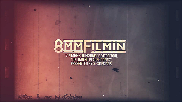 8mm Slideshow Creator Tool For Vintage Film Look alt