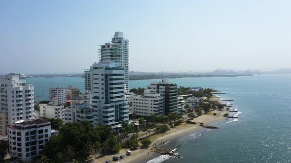 The Highrise District in Cartagena Colombia