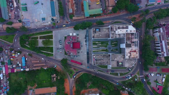 Aerial shot of the city of Accra in Ghana during the day_25