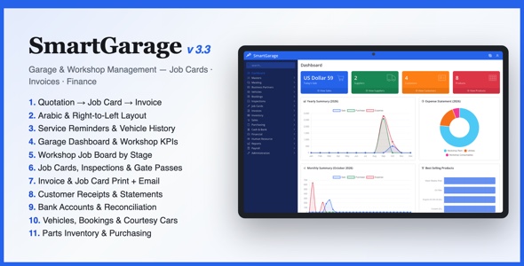 SmartGarage - Garage / Workshop Management System